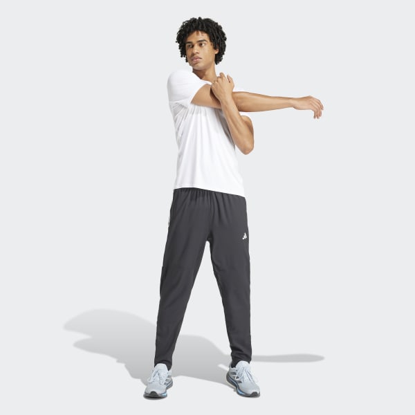 ★adidas★ Own The Run 3S Pants IK4982 Clothing - Own the Run 3-Stripes Pants - Black | adidas Oman