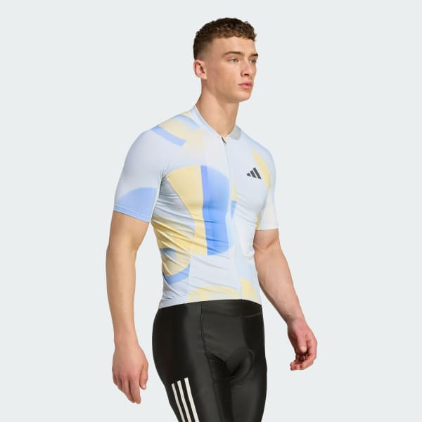 Blue Essentials 3-Stripes Light In Motion Graphic Jersey