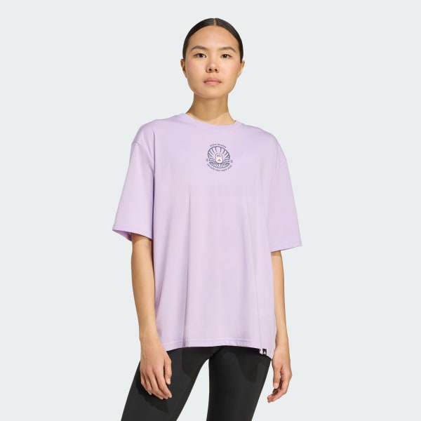 Purple CLIMACOOL Strength Training Graphic Tee