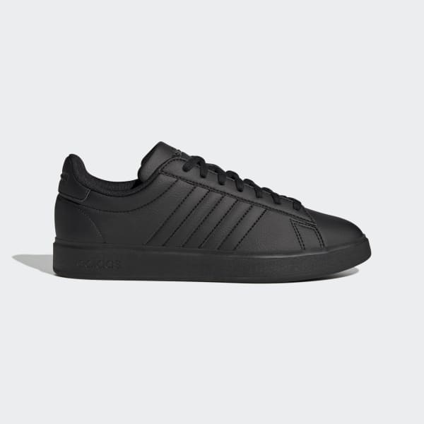 Adidas black mesh trainers hotsell