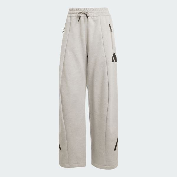 Grigio adidas Z.N.E. Pantaloni con orlo aperto
