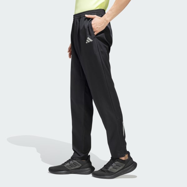 Black Everyday Running Track Pants