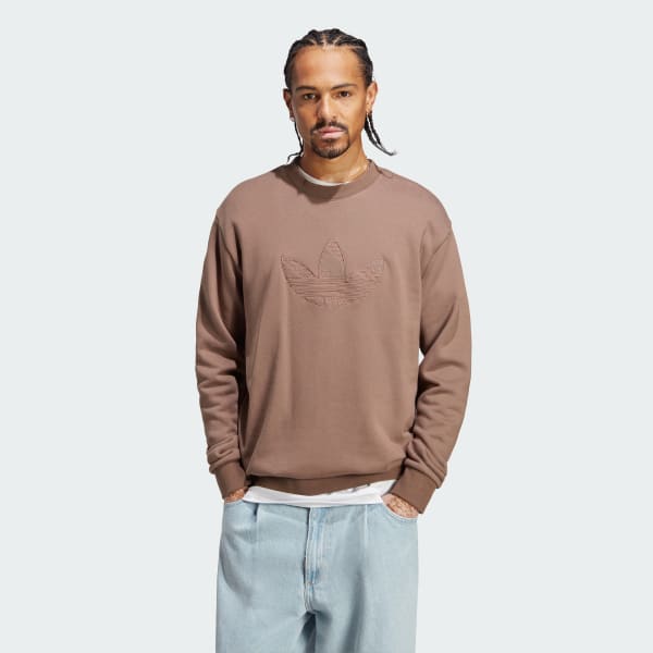 Brązowy Graphics Monogram Crew Sweatshirt