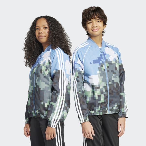 adidas アディダス US Track Blouson Blue Gray Buy adidas Originals Blue Liberty Track Jacket from Next USA