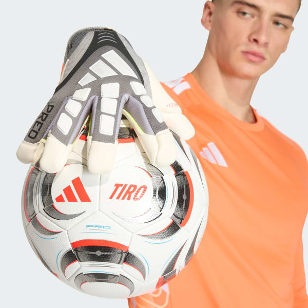 gris GANTS DE GARDIEN DE BUT PREDATOR PRO HYBRID STRAP