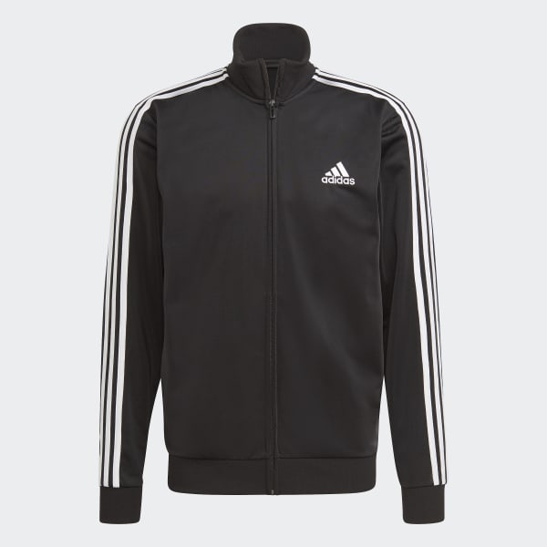 Μαύρο Primegreen Essentials 3-Stripes Track Suit