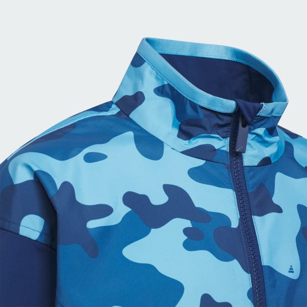 ブルー エッセンシャルズ カモ パック レギュラーフィット ライト ウーブン トラックトップ