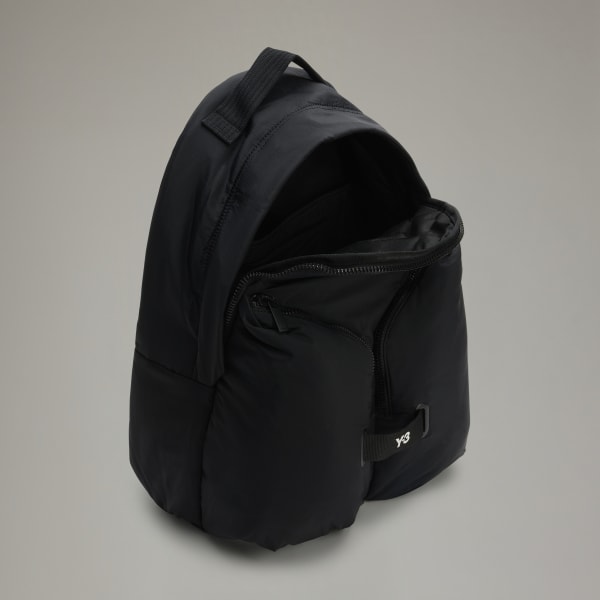 Schwarz Y-3 Tech Rucksack