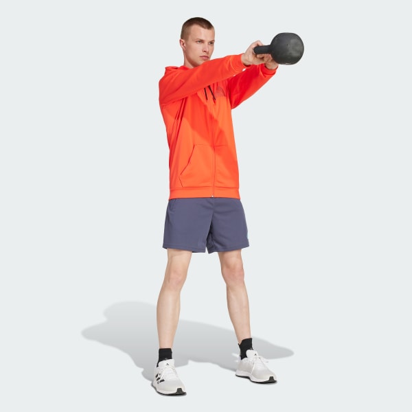 Orange Veste à capuche entièrement zippée Game and Go Training