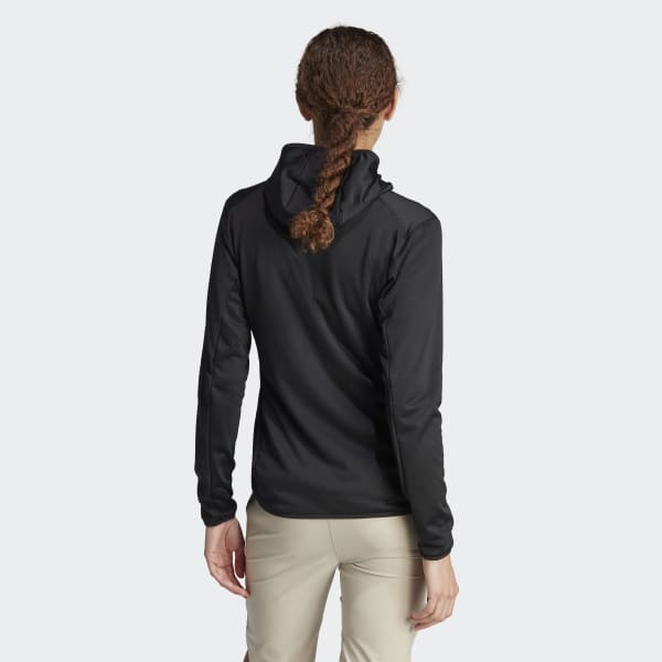 Svart TERREX XPERIOR LIGHT FLEECE HOODED JACKA