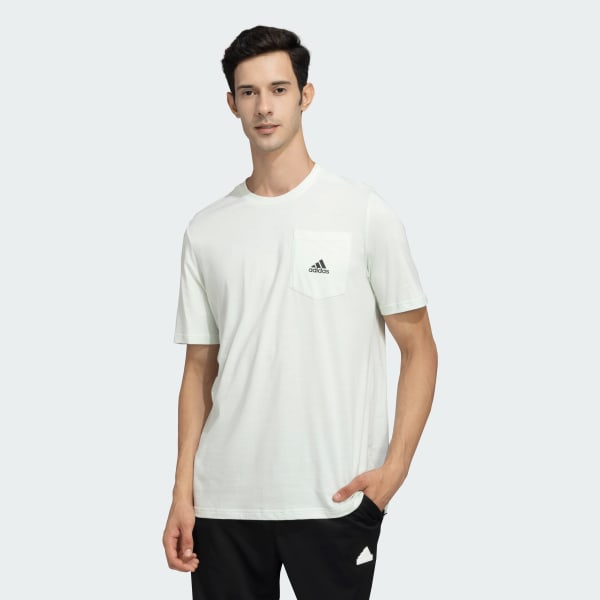 Green adidas Logo Tee