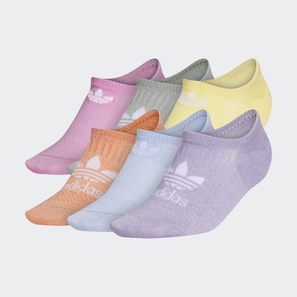 adidas Classic Superlite Super-No-Show Socks 6 Pairs - Purple | Women's ...