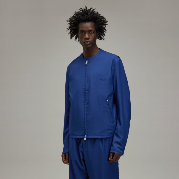 สีน้ำเงิน เสื้อแทรค Y-3 Mesh 3-Stripes