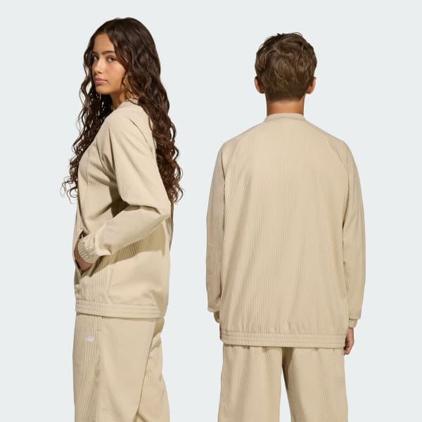 Beige CAMPERA DEPORTIVA SST OVERSIZED DE CORDUROY