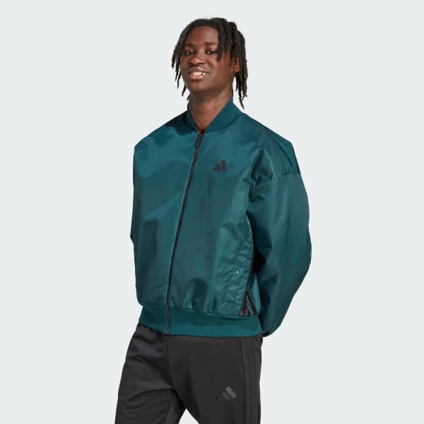 Green Stadium Bomber Jacket