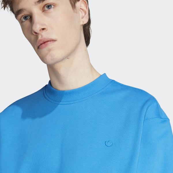 US Adicolor | adidas Blue Sweatshirt Contempo Crew | Men\'s Lifestyle - adidas