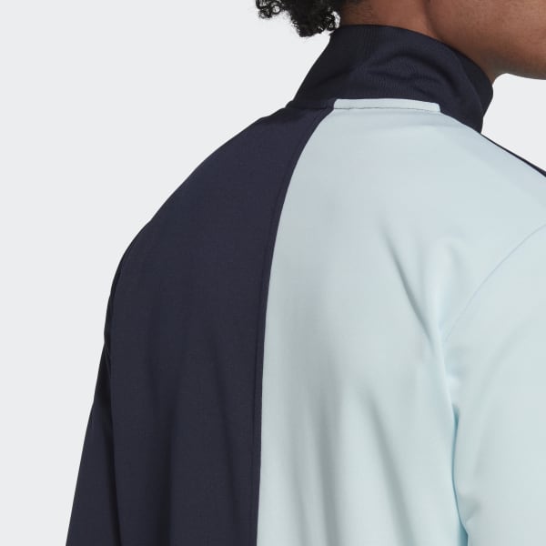 Blue Tiro Track Half & Half Jacket VS407