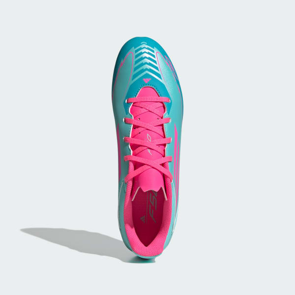 Turquesa Chuteira F50 Club Messi Firm/Multi-Ground