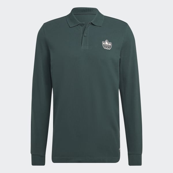 Gronn Graphics Campus Long Sleeve Poloskjorte CX381