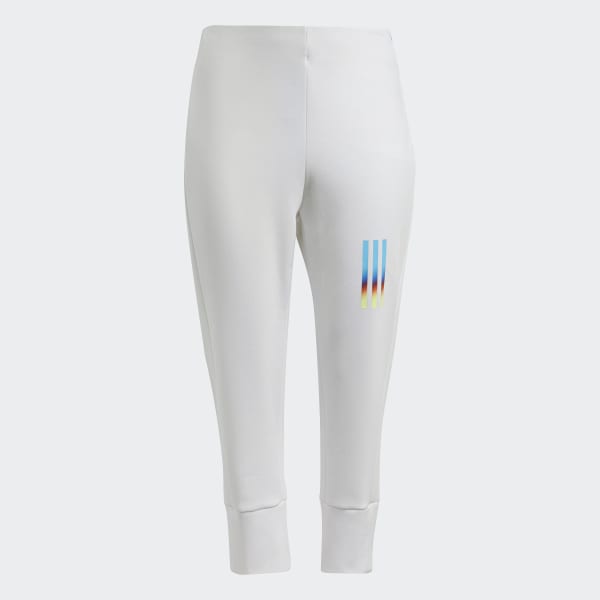 White Mission Victory Slim-Fit High-Waist Pants (Plus Size)