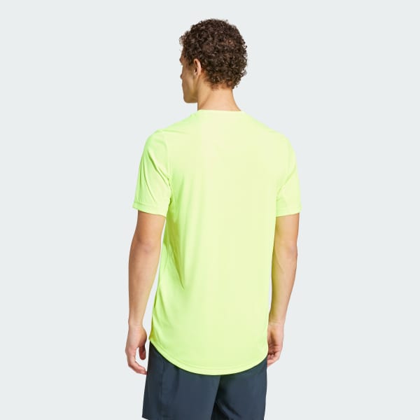 Green Club 3-Stripes Tennis Tee