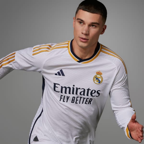 adidas Real Madrid 23/24 Home Authentic Jersey - White