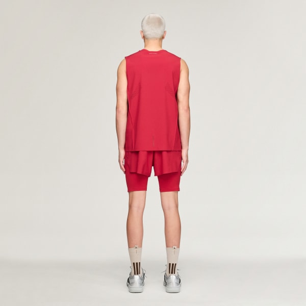 Burgundy adidas x entire studios D4T Training 2in1 Shorts
