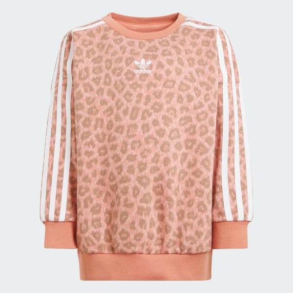 Rosado Conjunto deportivo Animal Allover Print con Licras