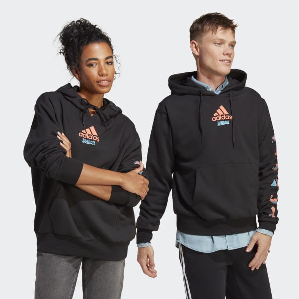 Zwart Graphic Hoodie