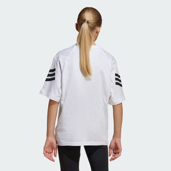Hvit Future Icons 3-Stripes T-skjorte