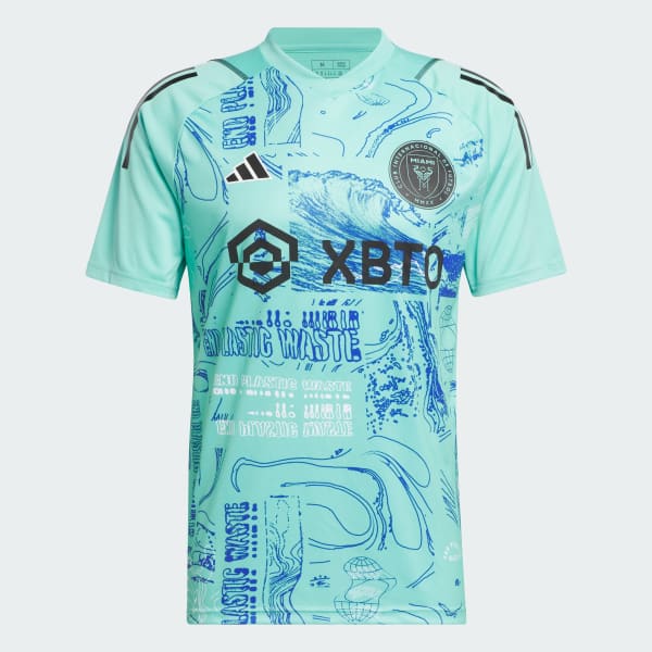 adidas Inter Miami CF Tiro Graphic Jersey - Green | Free Shipping