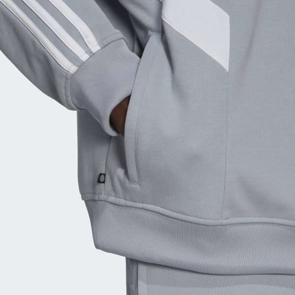 adidas Rekive Half-Zip Sweatshirt - Grau | adidas Deutschland