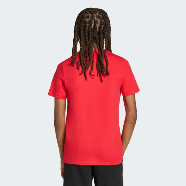 Rojo camiseta Graphic Retro para niños