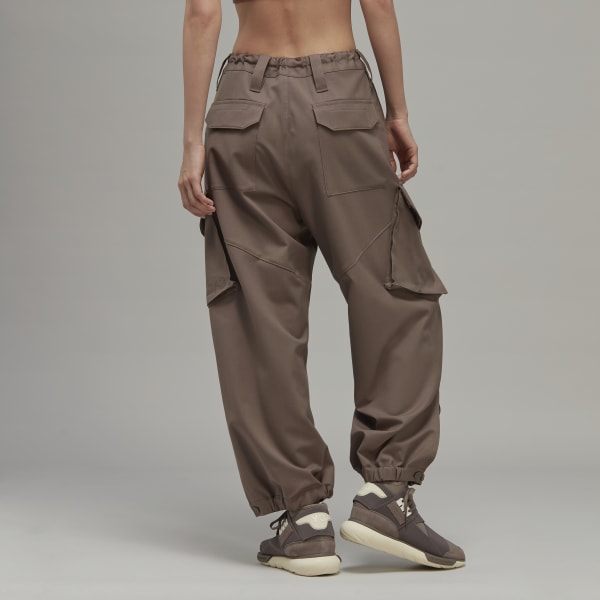 Brązowy Y-3 Classic Refined Wool Stretch Cargo Pants EKE55