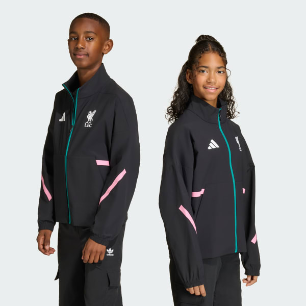 adidas Liverpool FC Z.N.E. Anthem Jacket Kids - Black | Free