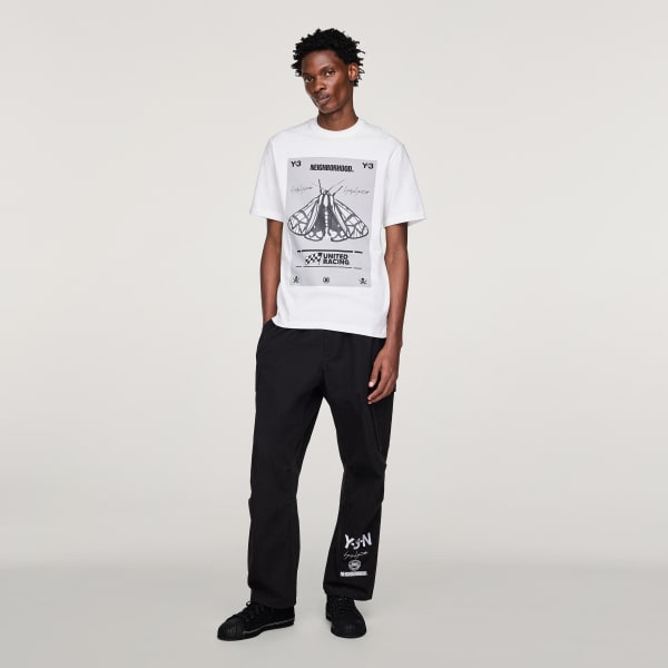 Hvid GRAFISK Y-3 NBHD-T-SHIRT