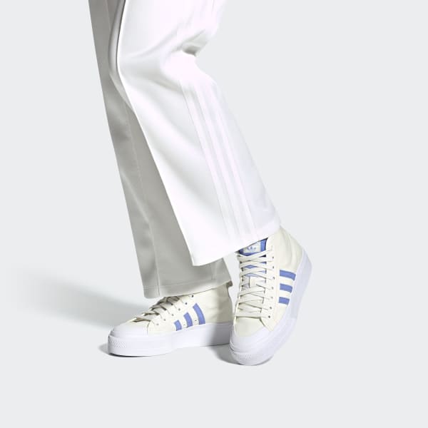 Weiss Nizza Platform Mid Schuh
