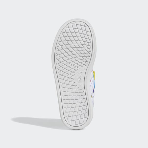 White adidas x Disney Mickey Mouse Vulc Raid3r Shoes LWS75