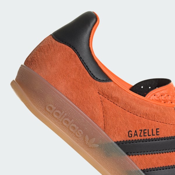 Adidas gazelle indoor black and orange new arrivals