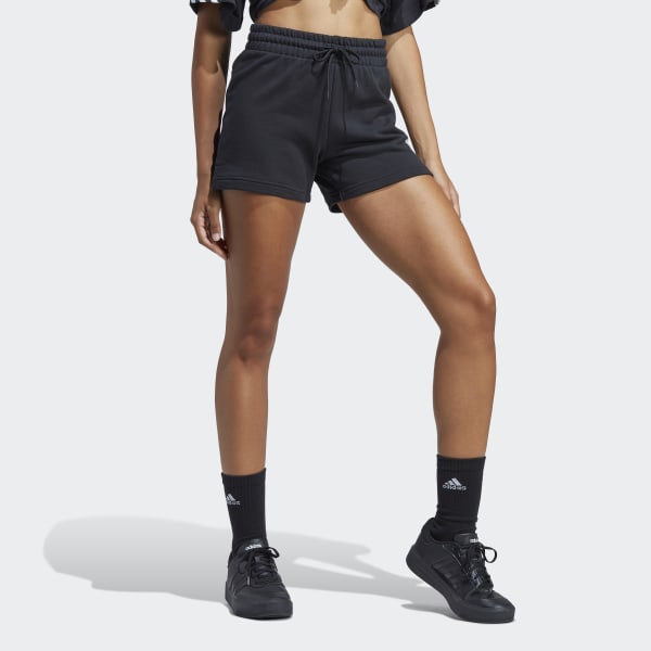 Noir Short en molleton Linear Essentials