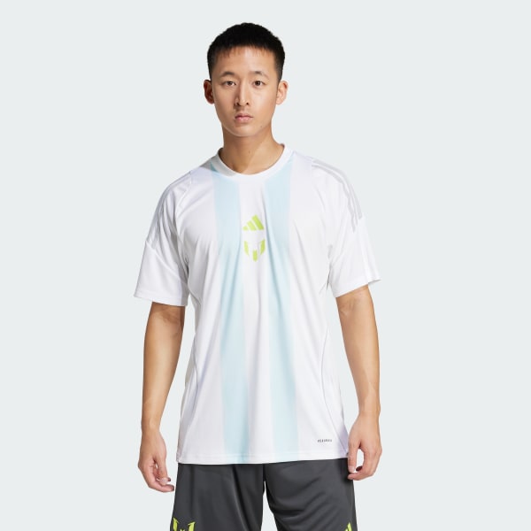 White Messi Training Jersey