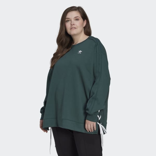Groen Always Original Laced Sweatshirt (Grote Maat) ZK859