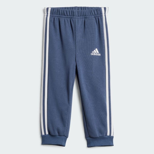 Turquoise Essentials 3-Stripes Jogger Set Kids