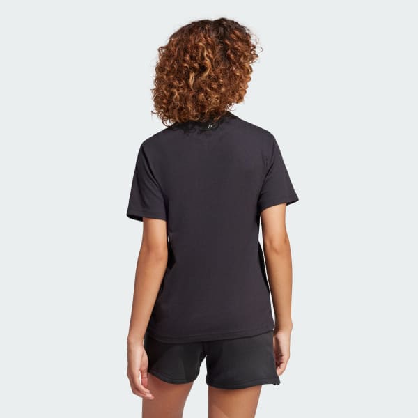 zwart Lounge Slide Graphic T-Shirt