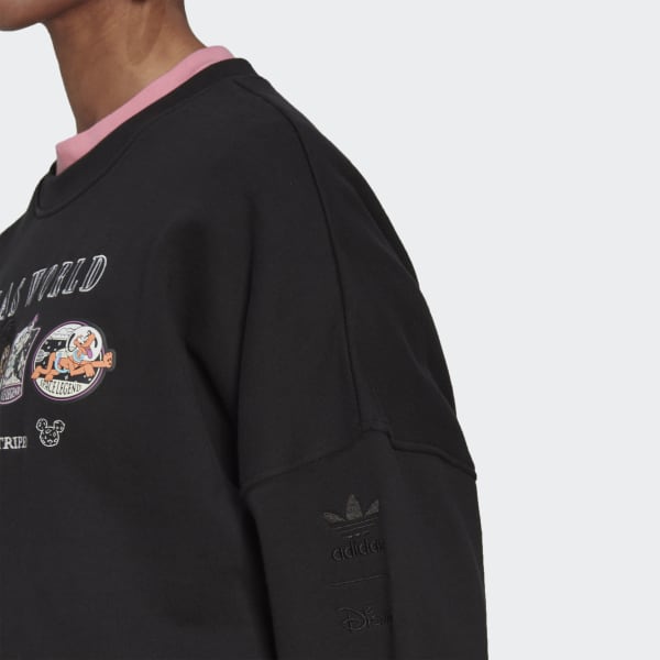 adidas Loose Disney Sweater - Black