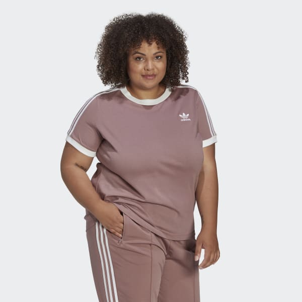 Lilla Adicolor Classics 3-Stripes T-skjorte (store størrelser) 28250
