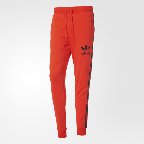 pantalon adidas rojo hombre