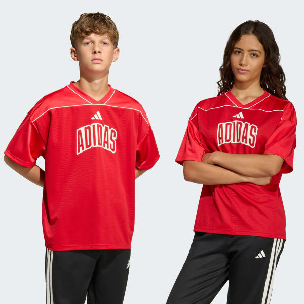 Red STADIUM MESH BASKETBALL SHIRT