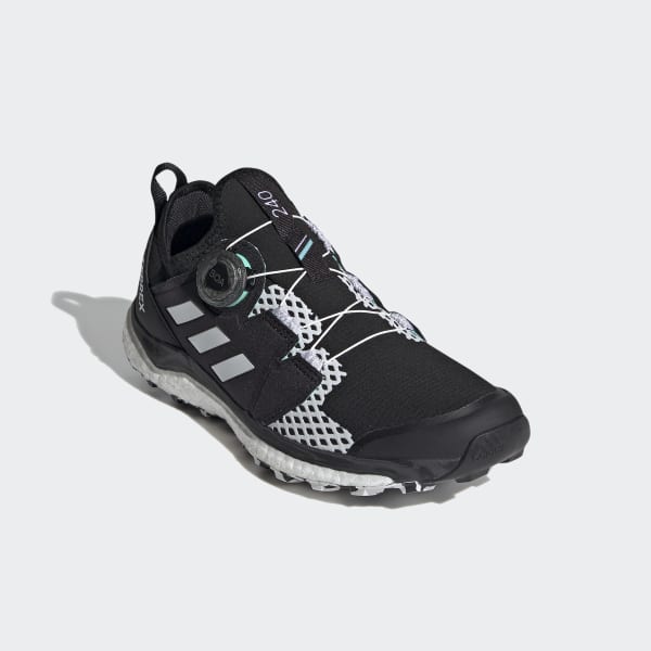 Black Terrex Agravic BOA® Trail Running Shoes IB660