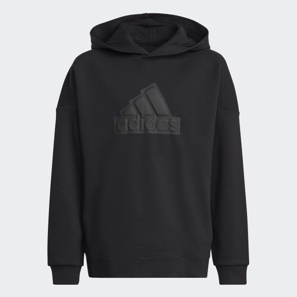 Black Future Icons Logo Hooded Sweatshirt